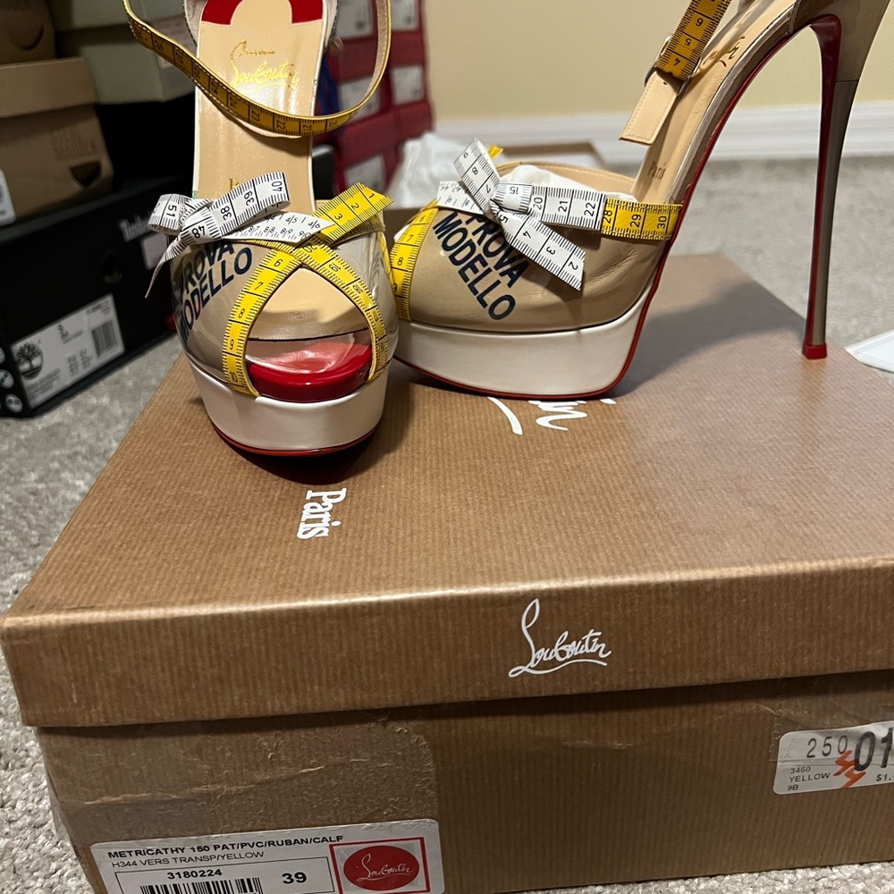 Christian Louboutin Metricathy, size 39, heel height 150